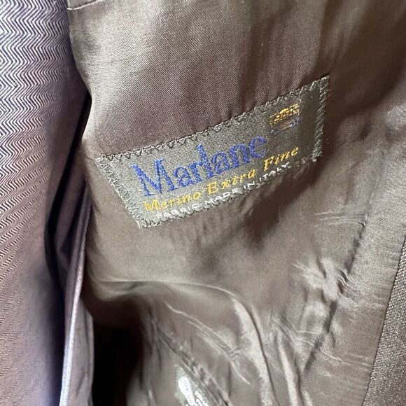 Vito Rufolo Black Merino Wool Blazer Suit Jacket Sport Coat Made in Italy 42R - Picture 5 of 9